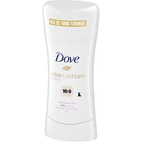 Dove Advanced Care Antiperspirant Stick Clear Finish antibacterial odour protection 74g