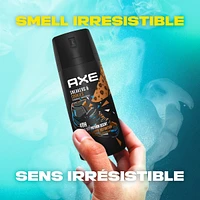 AXE  Dual Action Deodorant Body Spray for Long Lasting Odour Protection Sneakers and Cookies Sage & Cedarwood Men's Deodorant 48 hours Fresh formulated without Aluminum 113 g