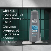 Dove Men+Care 2 in 1 Shampoo and Conditioner with conditioning actives Hydration Fuel fortifies with every wash 355 ml