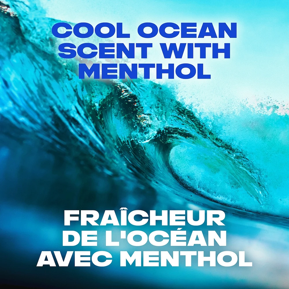 Shampooing et revitalisant pour des cheveux propres et lisses AXE 2 en 1 Cool Ocean au menthol 473 ml