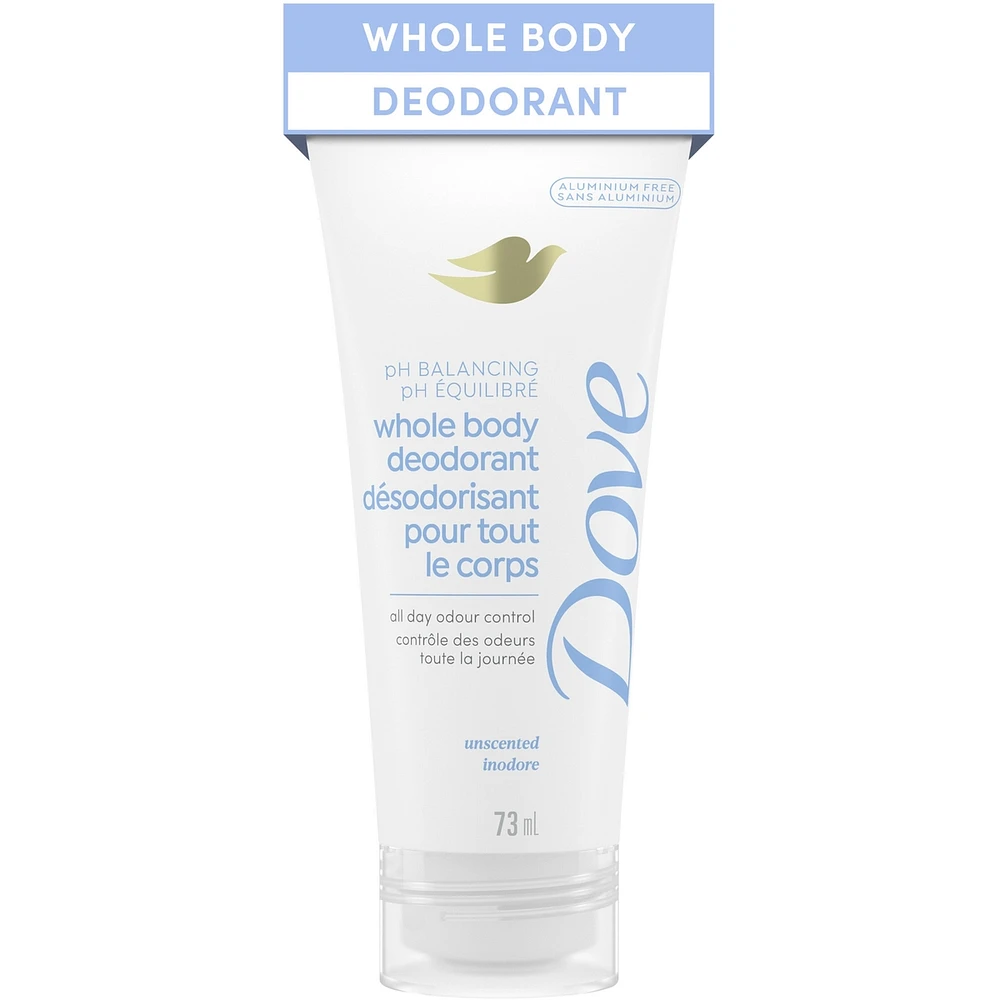 Whole Body Deodorant Cream Aluminum Free Deodorant for Women Unscented for Pits, Privates, & Thighs to Toes