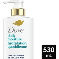Dove Daily Moisture Conditioner for Dry Hair,  with Liquid Bio-Protein Care and Hyaluronic Serum, 530 ML