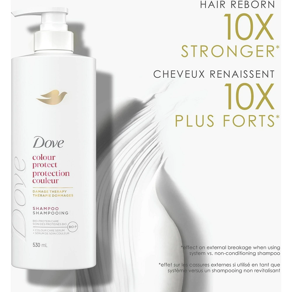 Dove Colour Protect Shampoo for Colour Treated Hair, with Liquid Bio-Protein Care