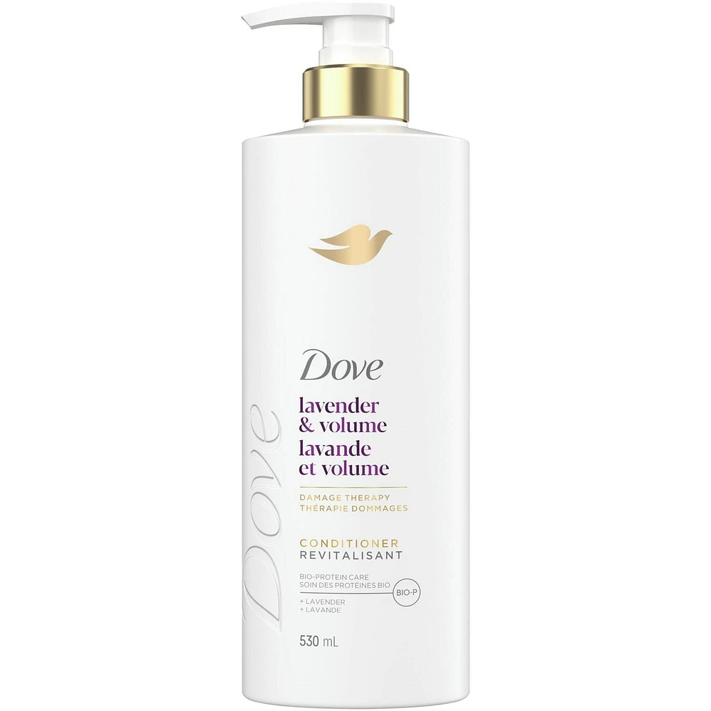 Dove Lavender & Volume Conditioner for Fine and Flat Hair,  with Liquid Bio-Protein care, 530 ML