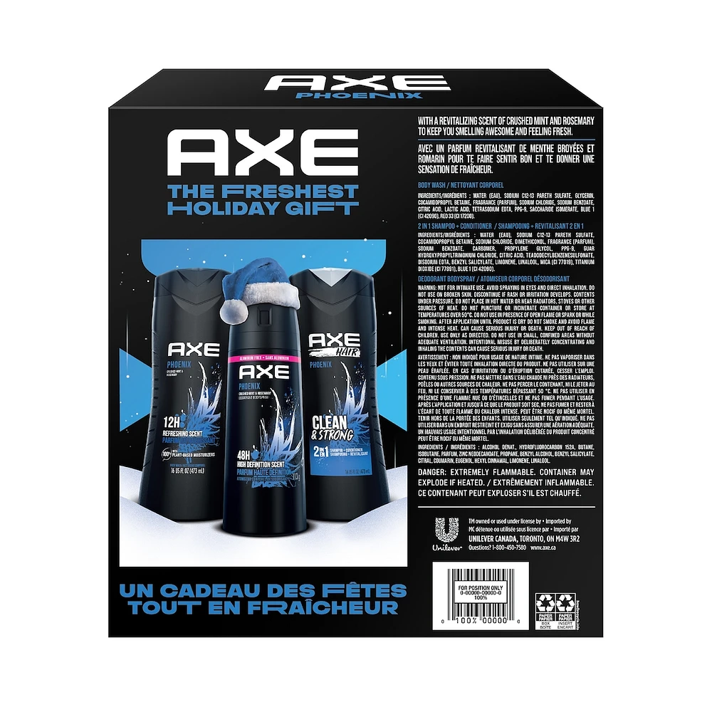 AXE  Premium Body Spray for Men Gift Pack (2)