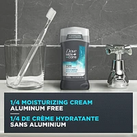 Déodorant en bâton sans aluminium pour une protection de 72 heures Dove Men+Care  Brise océanique avec ¼ de crème hydratante,  85 g