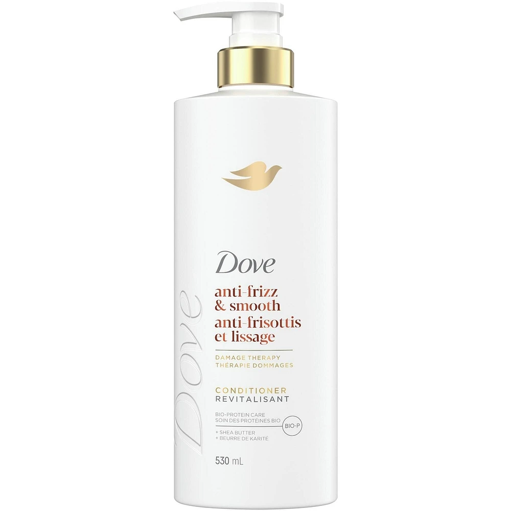 Dove Anti Frizz Smooth Hair care for Frizz-Prone Hair  with Liquid Bio-Protein Care and Shea Butter 530 ML