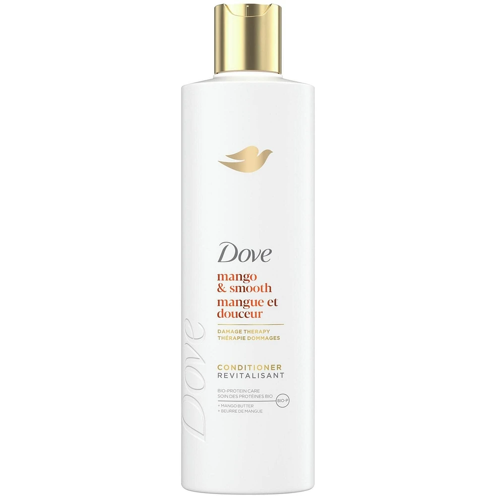Dove Mango & Smooth Conditioner for Dull and Dry Hair,  with Liquid Bio-Protein Care technology, 355 ML