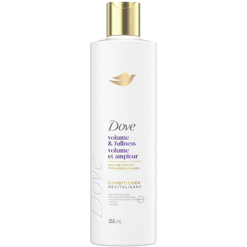 Dove Volume And Fullness Conditioner for Flat Hair,   with Liquid Bio-Protein Care 355 ML