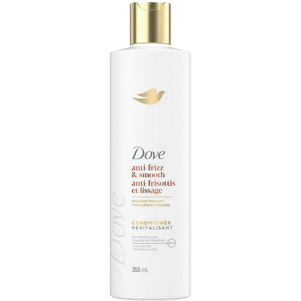 Dove Anti-Frizz & Smooth Conditioner for Frizz-Prone Hair  with Liquid Bio-Protein care 355 ML