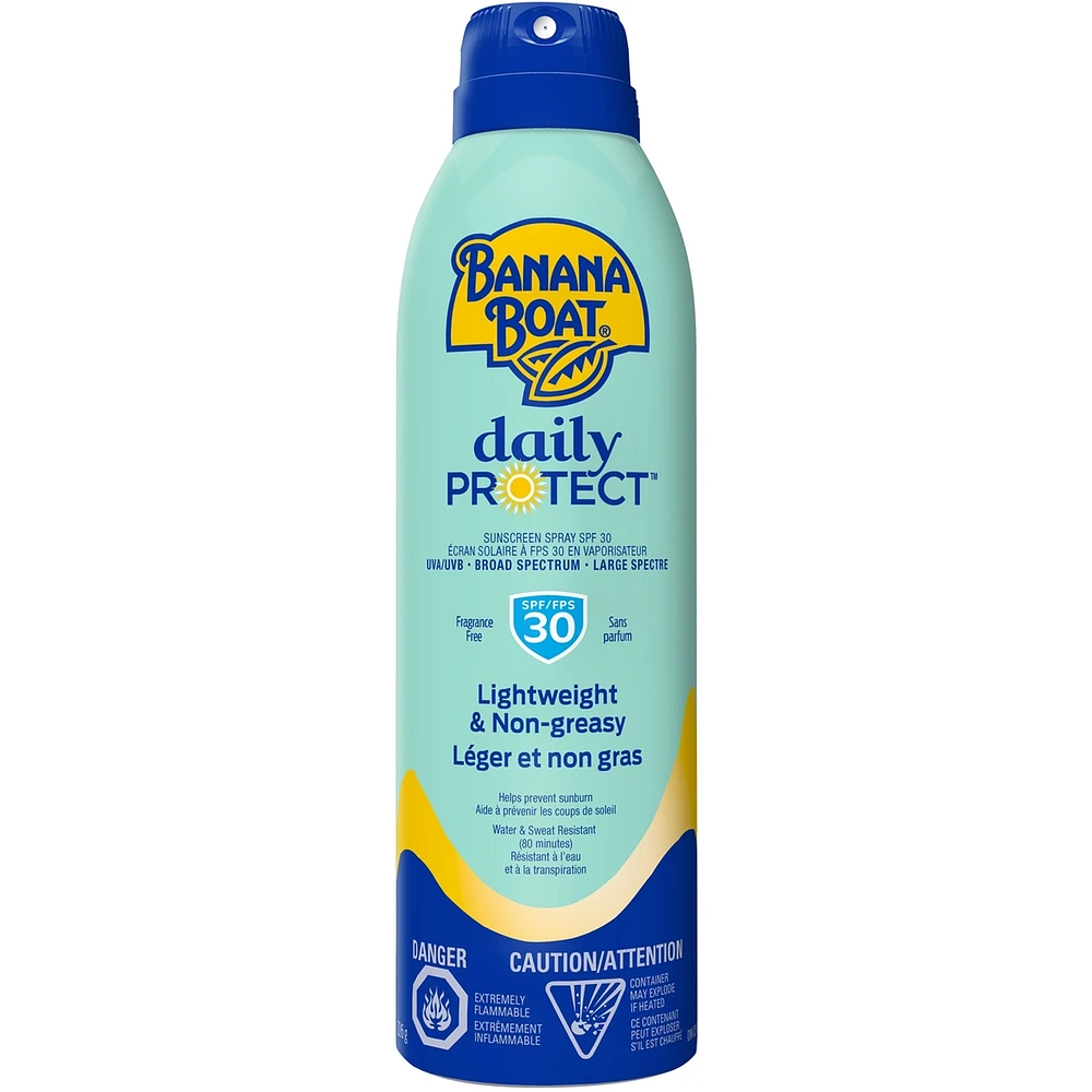 Écran solaire Simply ProtectMC à FPS 50+ pour enfants en vaporisateur de Banana BoatMD