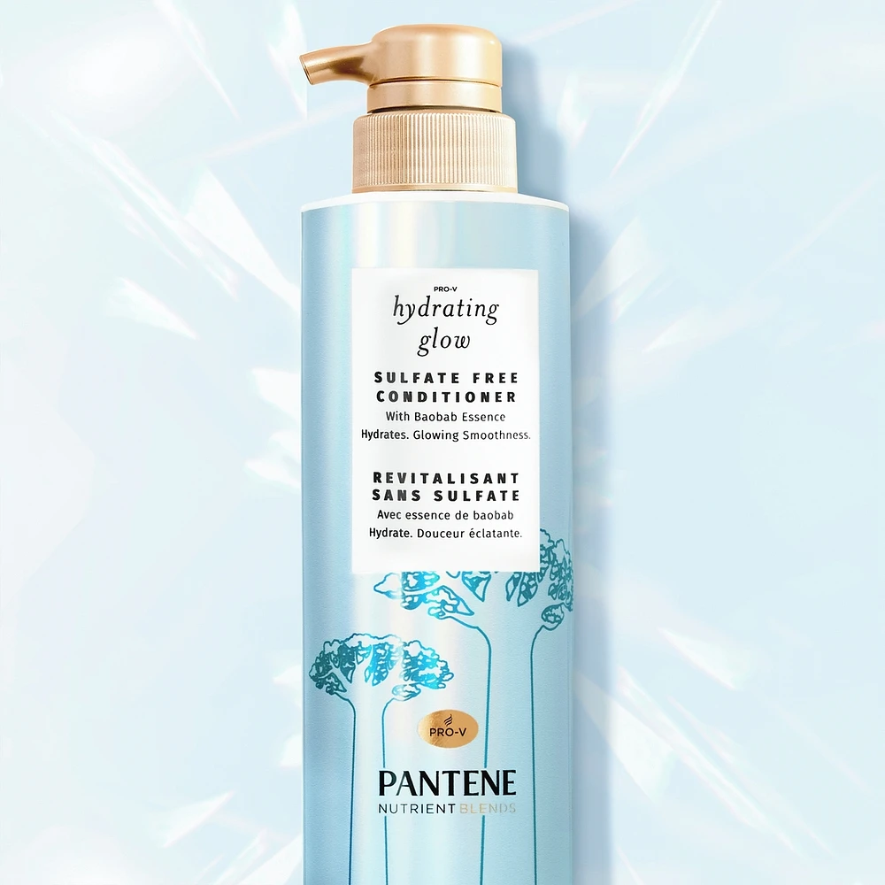 NUTRIENT BLENDS Hydrating Glow SULFATE FREE CONDITIONER With Baobab Essence, 400 mL