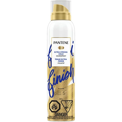 PANTENE Pro-V Extra Strong Hold Alcohol Free* Level 5 Hairspray, 200g