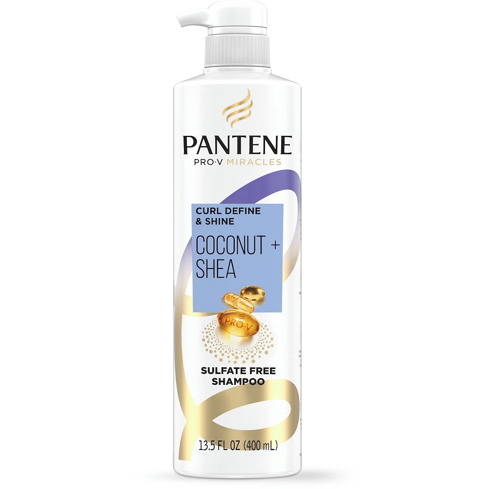 Shampooing Pro-V Miracles Définition des boucles et éclat Noix de coco + karité, sans sulfate