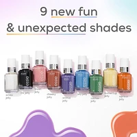 essie nail art studio jelly polish, sheer finish, cheeky jelly, peach, 13.5 ml