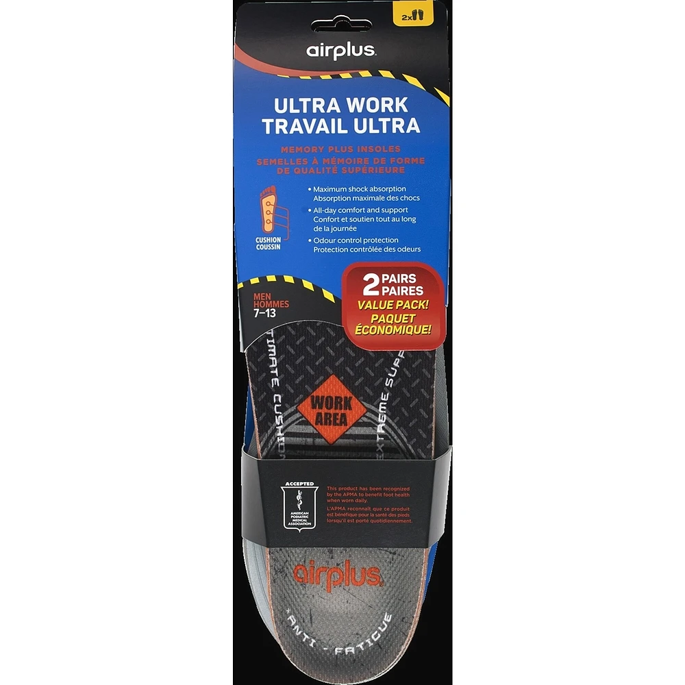 Travail Ultra Semelles À Mémoir De Forme De Qualite Supérieure 7 to 13