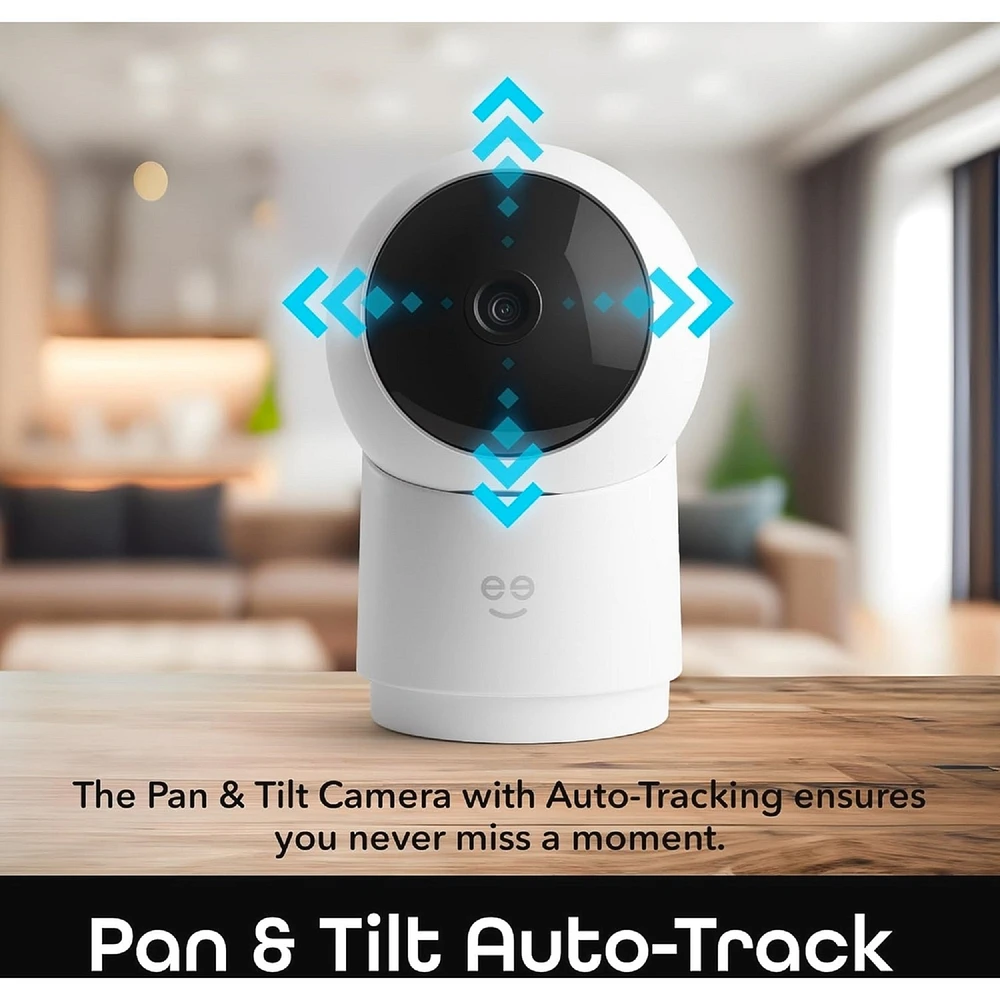 SCOPE Caméra de sécurité 2K Quad HD avec suivi automatique