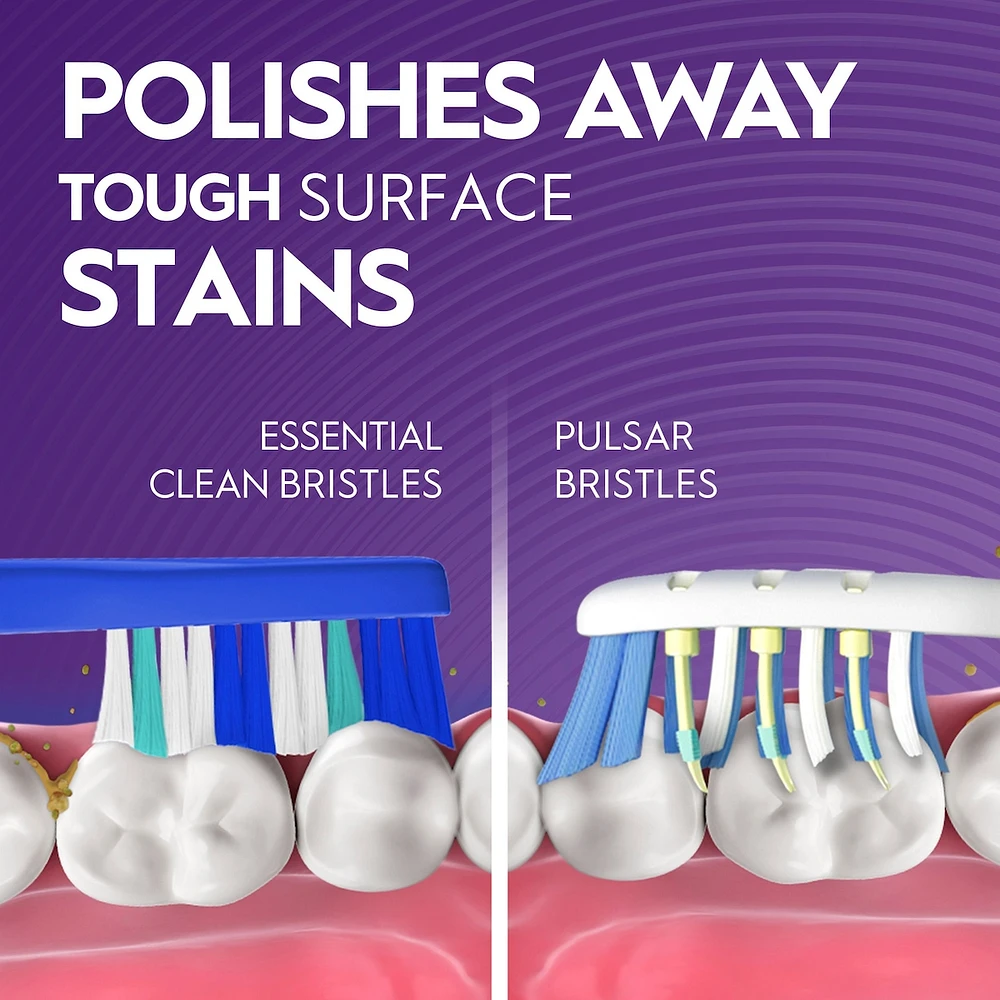 Expert Whitening Pulsar Battery Toothbrushes, Soft, 2 Count