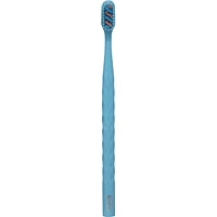 Brilliance Premium Whitening Toothbrush with Plaque Eraser, Medium, Sky Blue and Gray, 2 Count