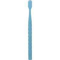 Brilliance Premium Whitening Toothbrush with Plaque Eraser, Medium, Sky Blue and Gray, 2 Count
