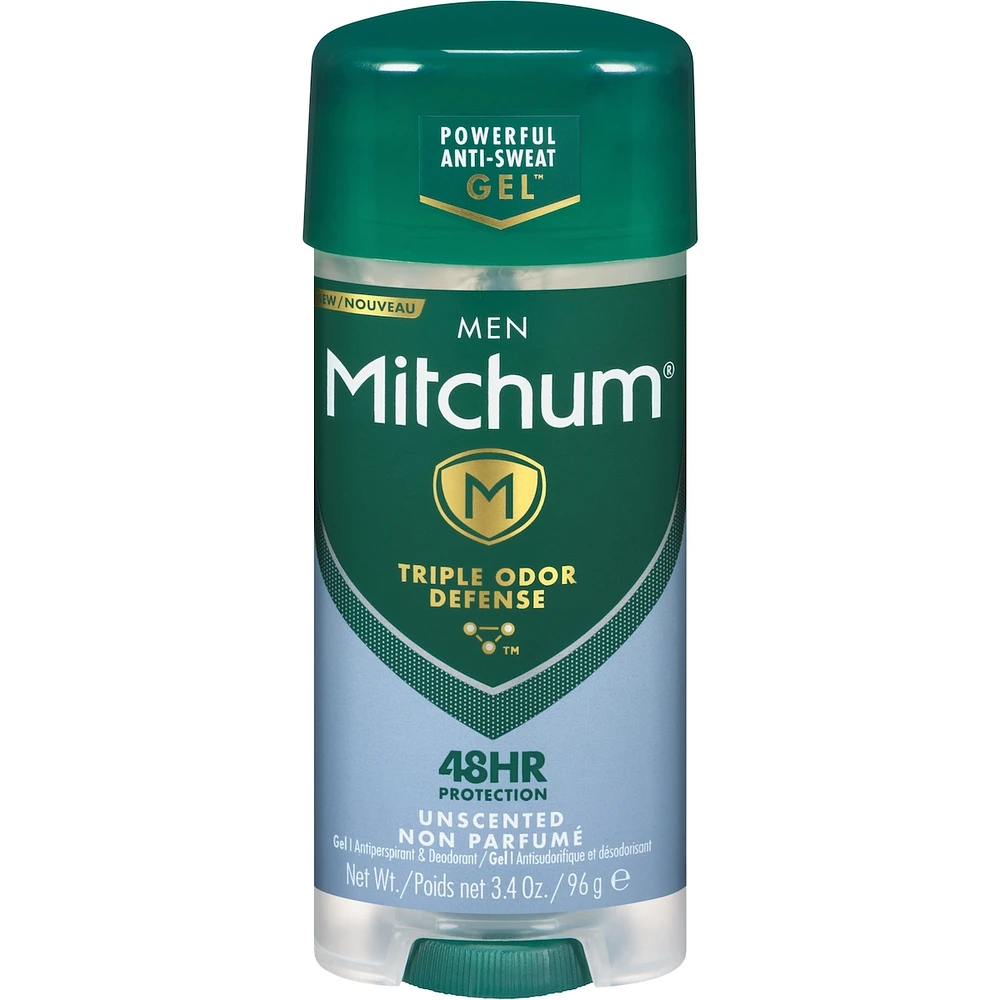 Mitchum Homme Gel Antisudorifique Et Désodorisant Non Parfumé