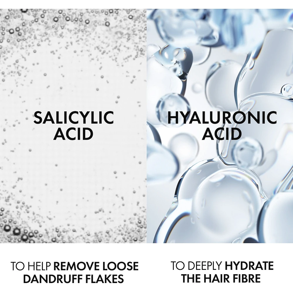 Vichy Dercos 2-in-1 Shampoo + Conditioner with Hyaluronic Acid for Dandruff-Prone Scalp