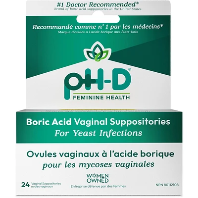 Boric Acid Vaginal Suppositories