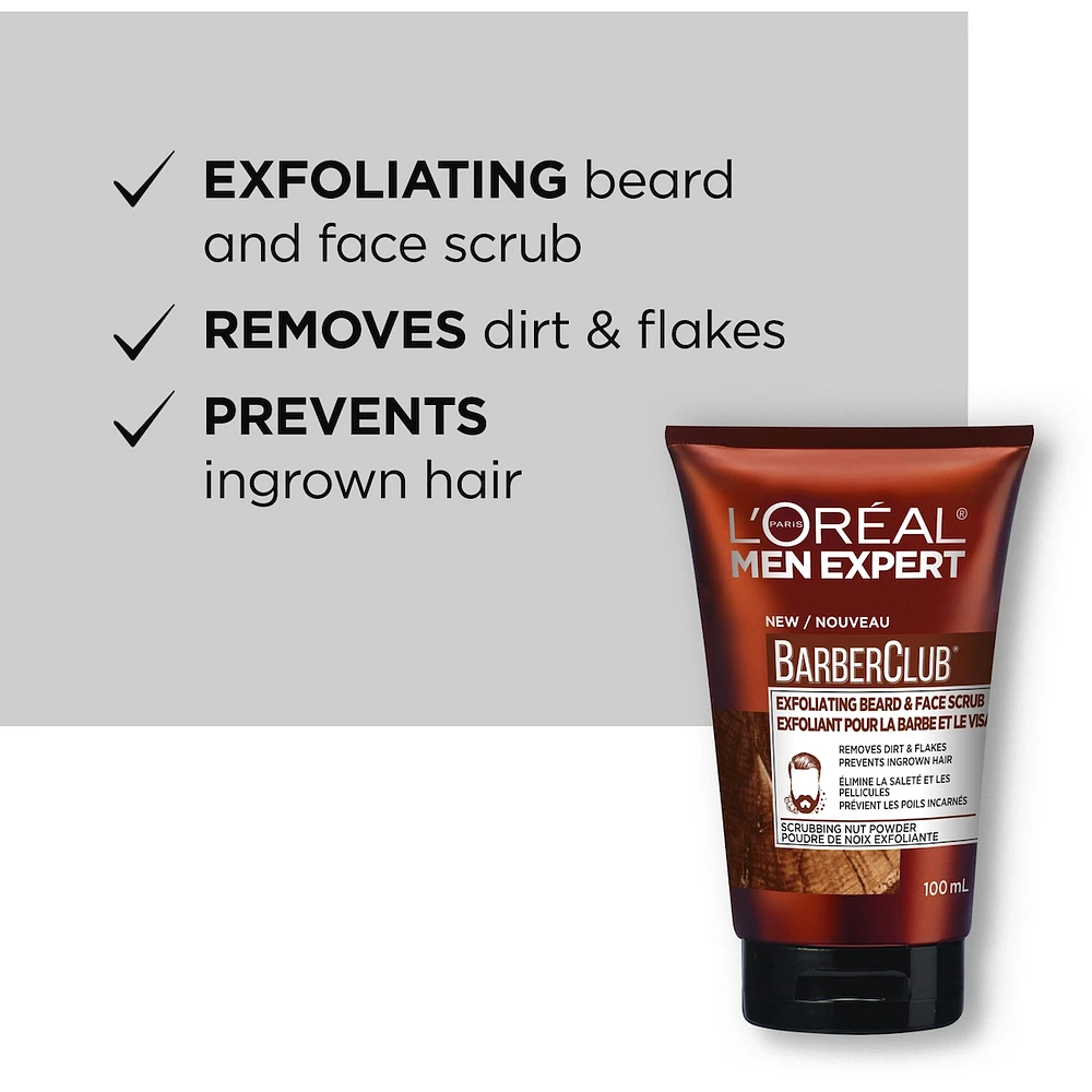 Nettoyant Exfoliant pour la barbe et le visage Barberclub