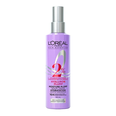 L'Oreal Paris Hair Expertise Hyaluron Plump 2% Moisture Plump Serum with Hyaluronic Acid for Dry Hair, Adds Moisture, For Hair Hydration, 150ml