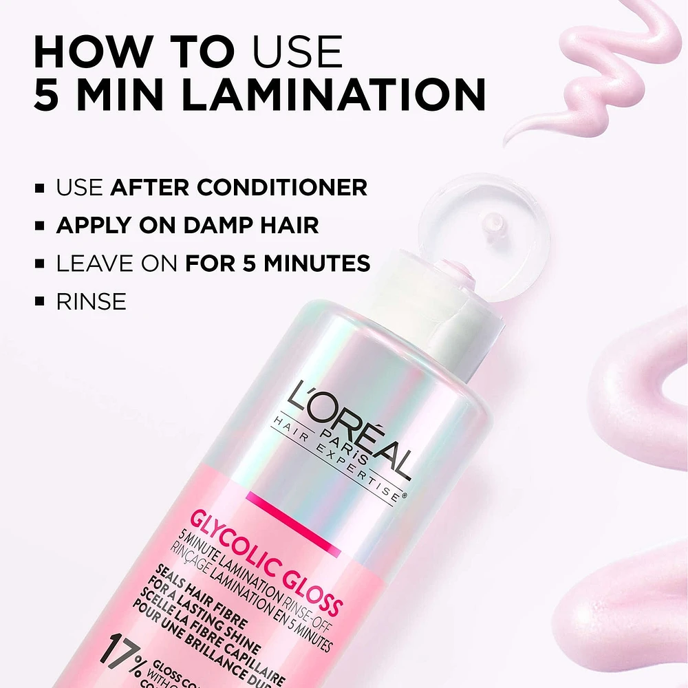 Shine Lamination Hair Treatment, Glycolic Gloss