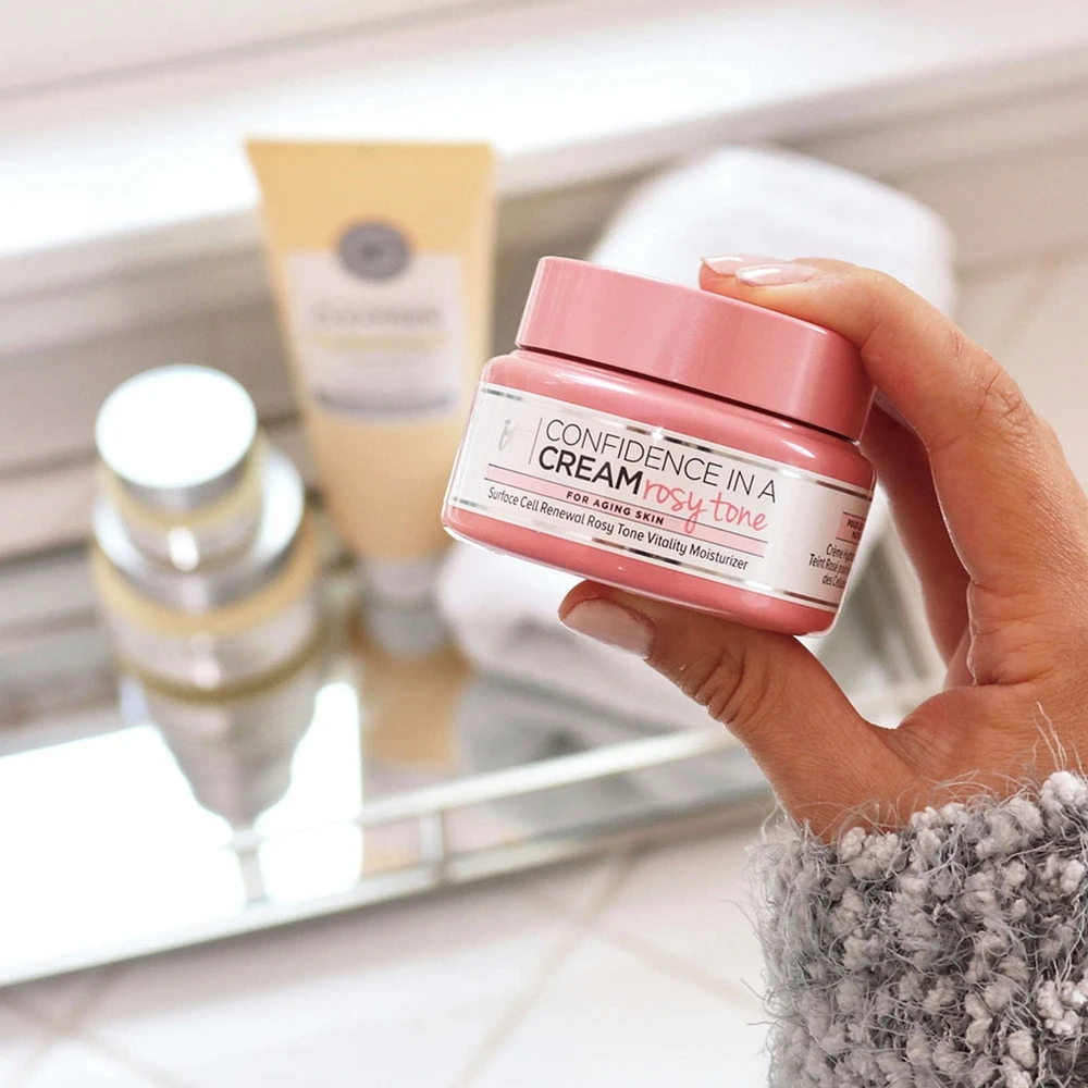 Crème revitalisante, anti-âge, Confidence in a Cream Rosy Tone