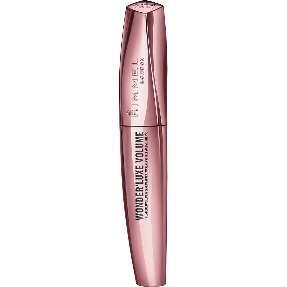 Wonder'Luxe Volume Mascara, Defines & infused with 4 caring oils: Argan, maracuja, marula camellia, long lasting, 100% Cruelty-Free