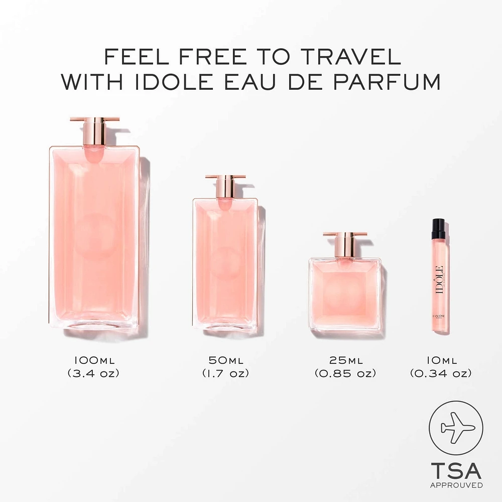 Idôle Eau de Parfum Refill, Long Lasting Floral Fragrance for Women