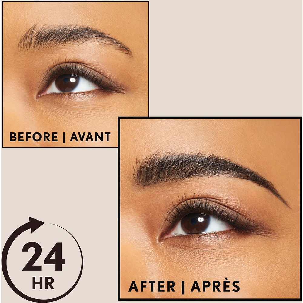 Easy Breezy Brow 24HR Ink Pen™, dual applicator, ultra-precise felt-tip, spoolie comb, water-resistant, lightweight, 100% Cruelty-Free