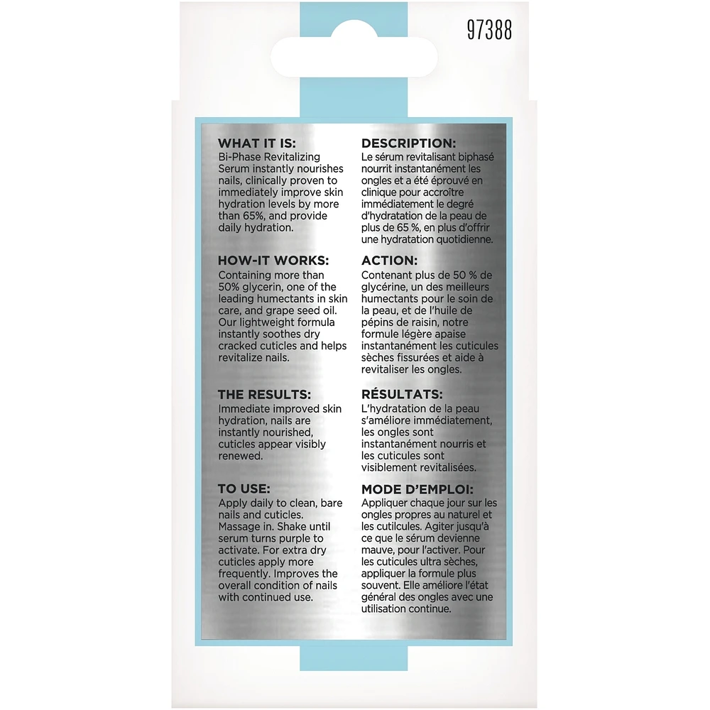 Repair + Rescue Insta-Smooth Ridge Filler, Formulated with Hyaluronic Acid, Self-Leveling Primer, Nail Polish Base Coat
