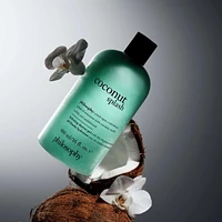 melon daiquiri shampoo, shower gel & bubble bath for women, cleanses, conditions, softens skin & hair
