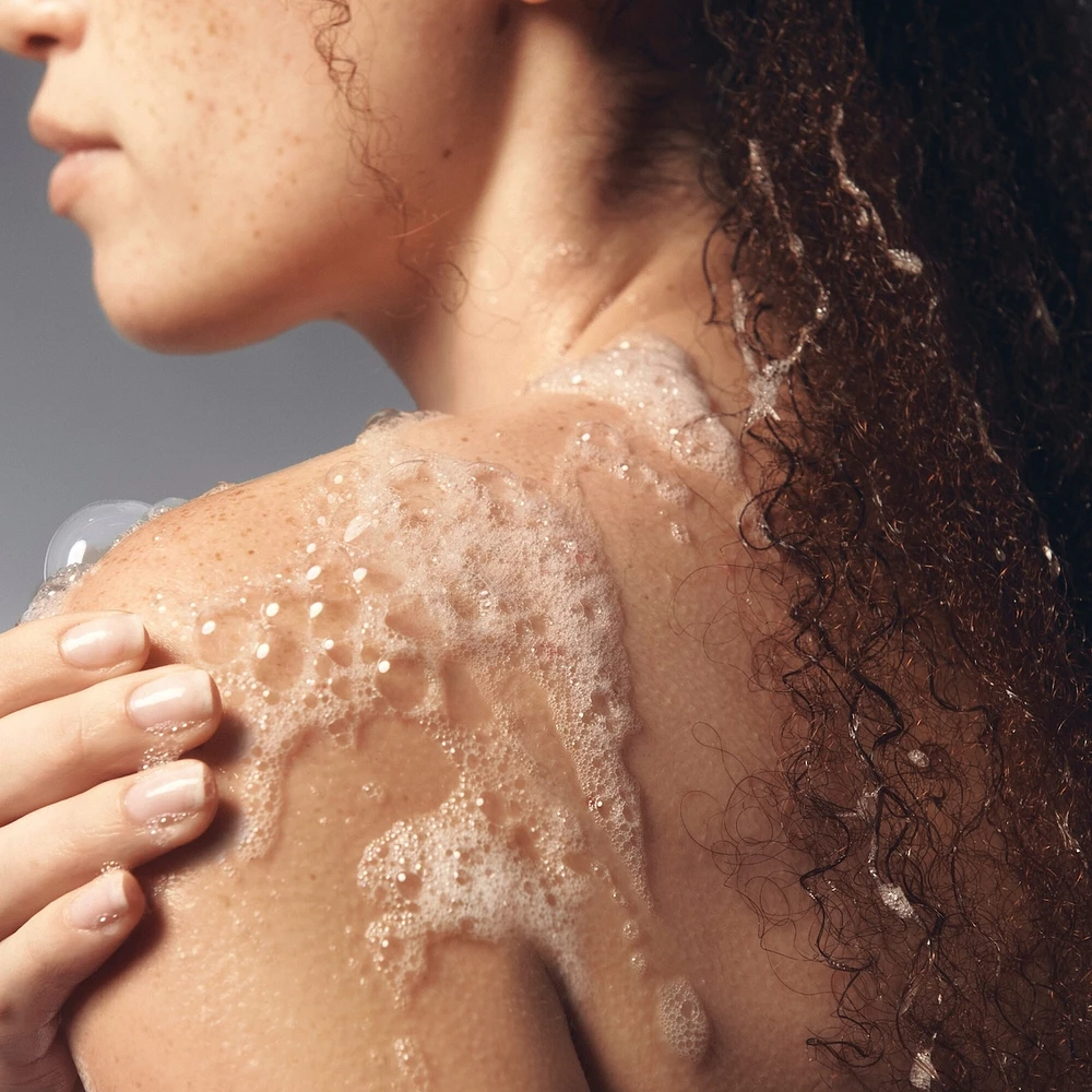 sweet vanilla fig shampoo, shower gel & bubble bath for women, cleanses, conditions, softens skin & hair
