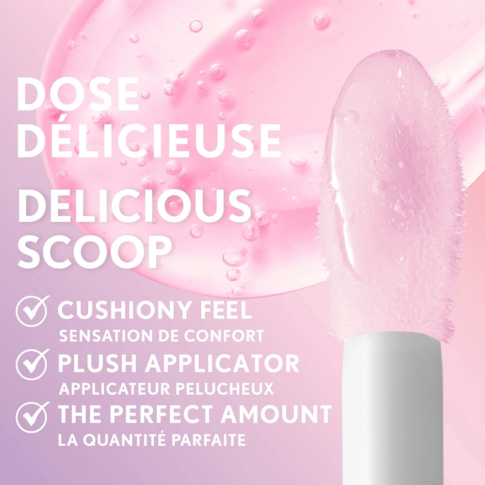 Clean fresh Yummy Gloss infused with Hyaluronic Acid and naturally-derived Antioxidants, clean, vegan gluten-free