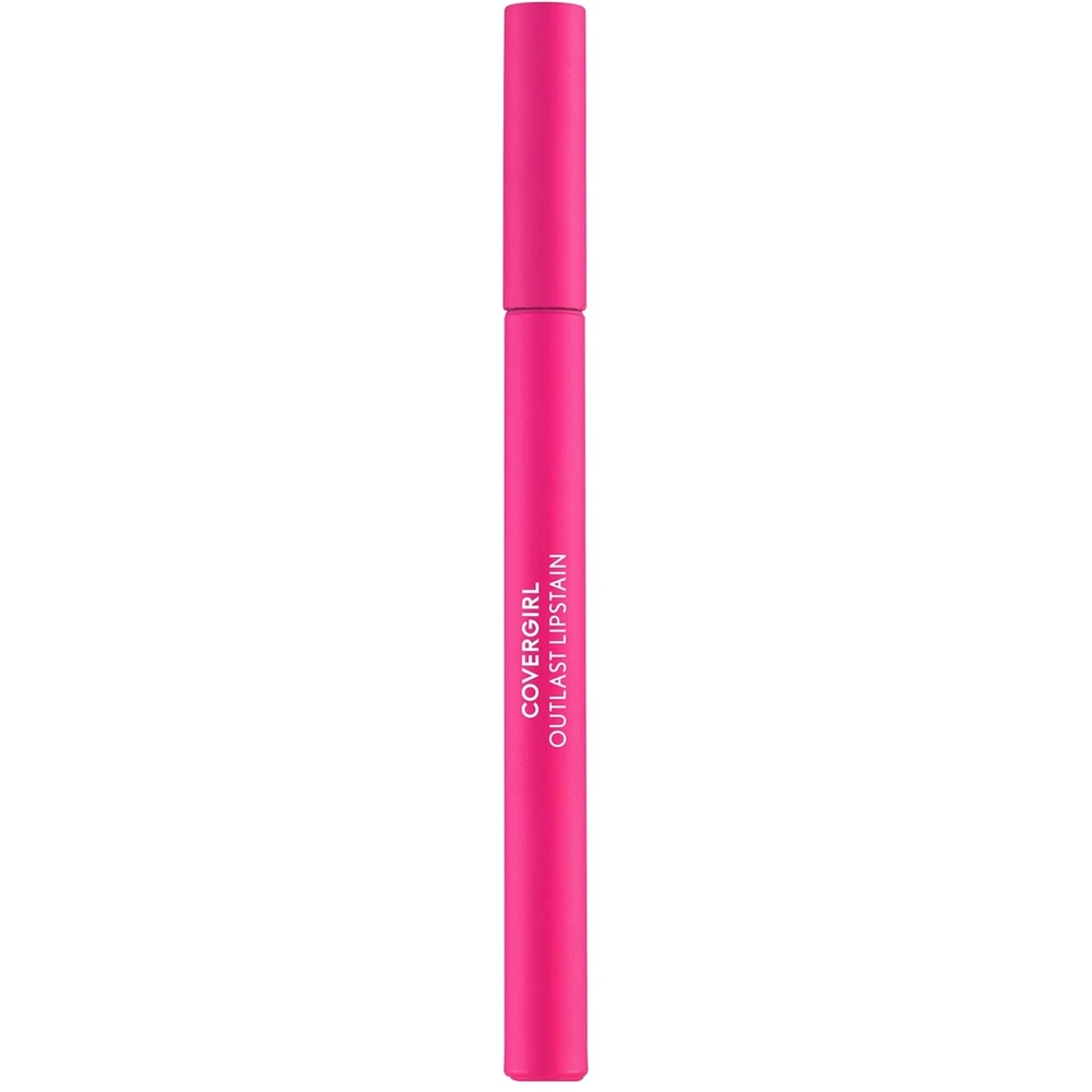 Outlast Lipstain, Smooth Application, Precise Pen-Like Tip, Transfer-Proof, Satin Stained Finish, Vegan Formula
