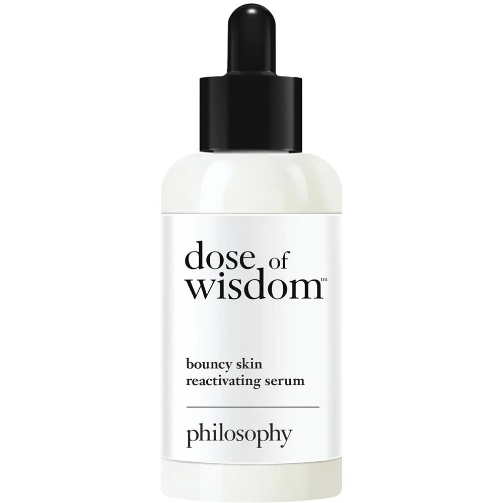 dose of wisdom™ sérum réactivant pour une peau rebondie hydratée et soutenue grace au collagène, enrichi en oxygène, vitamine C acide hyaluronique