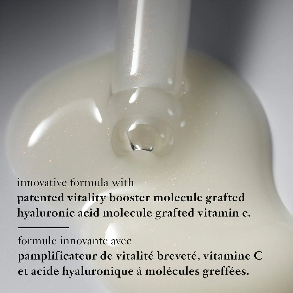 dose of wisdom™ sérum réactivant pour une peau rebondie hydratée et soutenue grace au collagène, enrichi en oxygène, vitamine C acide hyaluronique