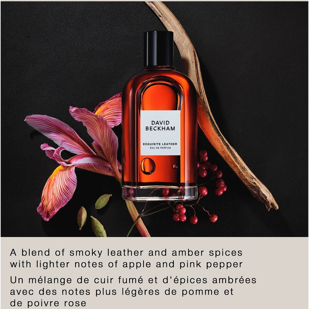 Eau de Parfum pour homme Exquisite Leather, fraîche et aromatique, parfum longue tenue