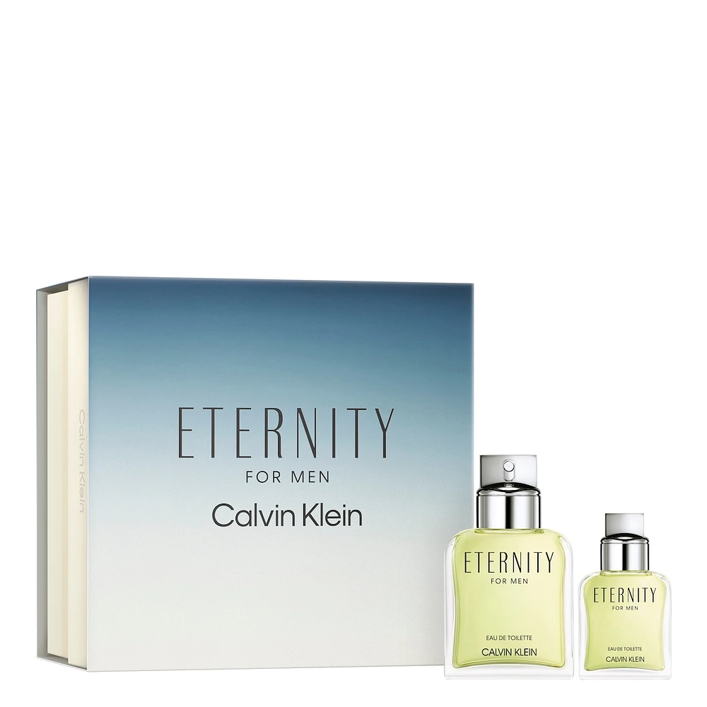 Coffret-cadeau d’eau de toilette Eternity pour hommes