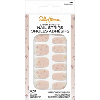 Salon Effects, Nail Strips, No UV Light Needed, Dry Time, Long-Lasting, Non-Damaging, Chipping