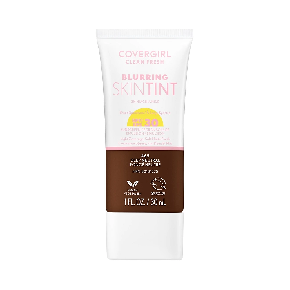 Clean Fresh Blurring Skin Tint, Liquid Foundation - Matte Finish with SPF 30