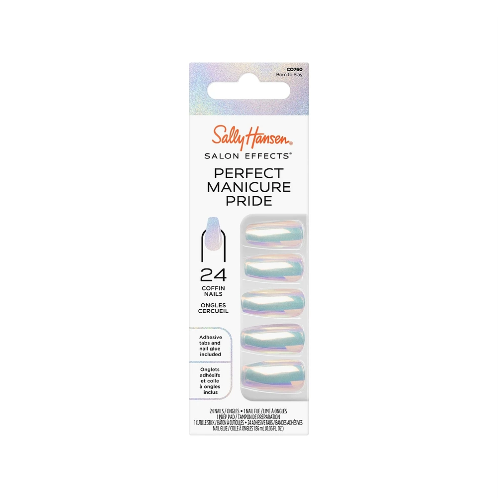 Sally Hansen Insta-Dri X Pride, Salon Effects Press Ons