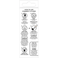 Salon Effects® Perfect Manicure™ press-on nails, longwearing, includes 24 premium fake nail