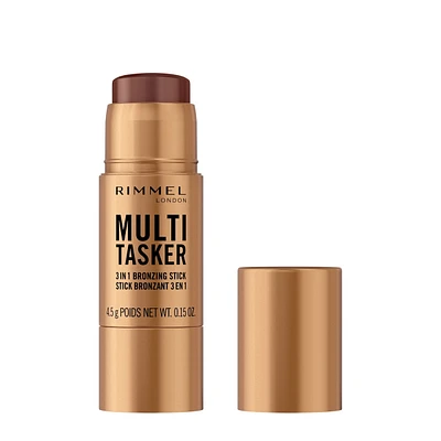 Multi Tasker Bronzing, Sculpting & Contour Stick, All-Day Wear, Dewy Finish, Vegan-Friendly Makeup