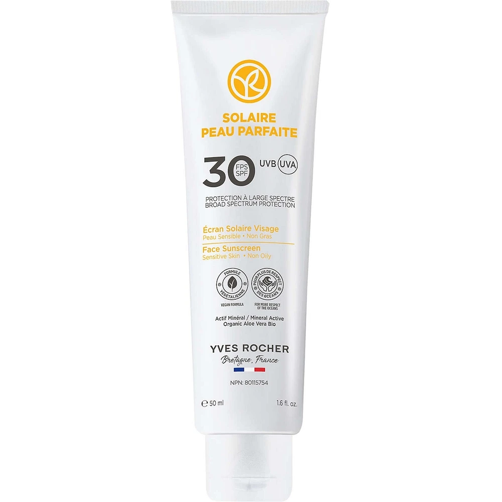 Écran Solaire Minéral Visage - FPS 30