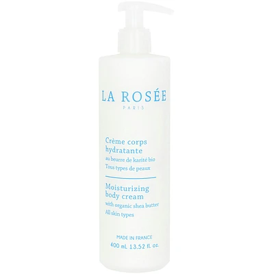 Moisturizing body cream with organic shea butter